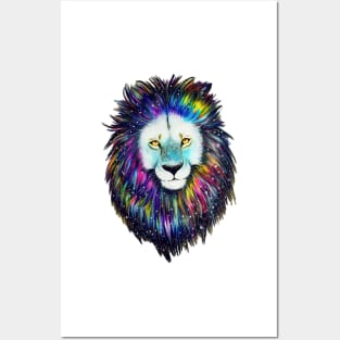 Colorful Lion Posters and Art